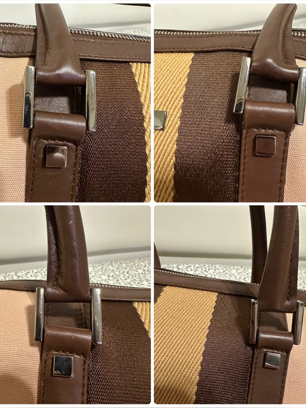 Gucci Boston Canvas Handbag - Picture 9 of 15
